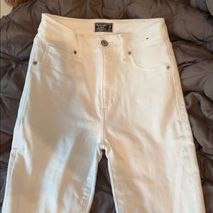 White Abercrombie and Fitch jeans
